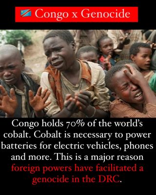 From #China to #France, Rwanda to the US â€” 8 million people have died in Congo since 1996 because of proxy militias killing masses to access cobalt. 

Read. 
Learn. 
Advocate for the...