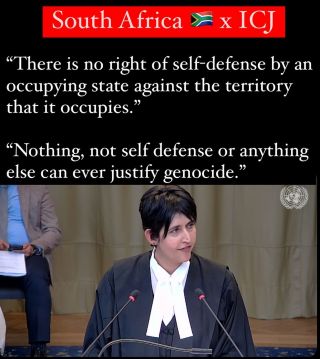 Day 223.

ðŸ‡¿ðŸ‡¦ South Africaâ€™s legal team making it plain at the ICJ today.

There is no ethical or legal justification for genocide. 

Genocide is Genocide, and Israel will have...