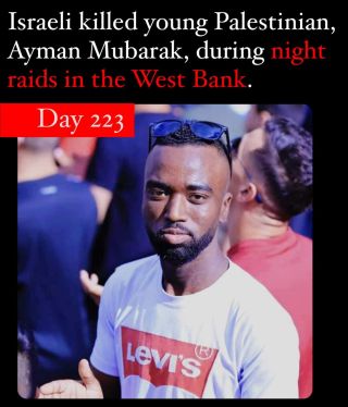 This was in Tulkarm, in the West Bank. 

Yes, ethnic cleaning has been ongoing in the West Bank during the genocide in Gaza

And YES, there are Black Palestinians, an entire and long established...