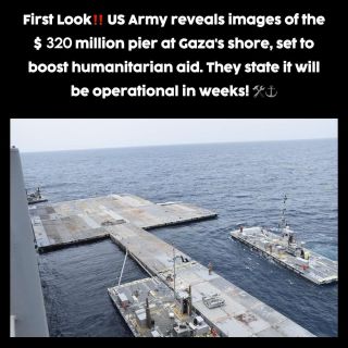 Do we truly believe that this "Humanitarian Aid" Port, with a Budget of $320 million, was/is meant to facilitate aid delivery to Gaza when all land borders are closed? 
Make it make sense...