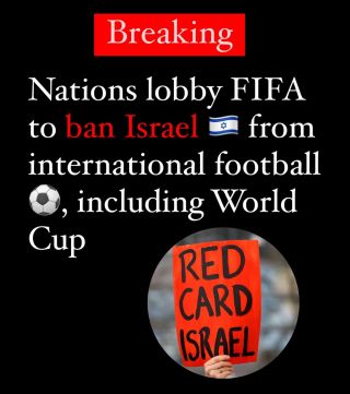Many teams will boycott playing against Israel because of the genocide in Gaza.

However, anybody who follows football âš½ï¸ also knows that #FIFA itself is a compromised organization....