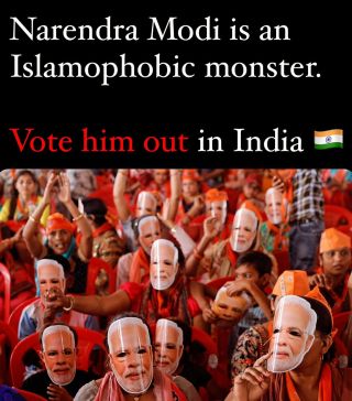 VOTE MODI OUT

Two 2ï¸âƒ£ things I want you so do to stand with Indian Muslims, Sikhs, and Christians in India ðŸ‡®ðŸ‡³:

1) write â€œModi outâ€ below ðŸ‘‡ðŸ¼ 
2) learn...