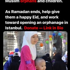 Ramadan is almost over, and the last of the Final 10 Nights Upon Us.

I took this photo last year, celebrating Eid with Uyghur Muslim orphans and children in #Turkiye - where thousands live as...