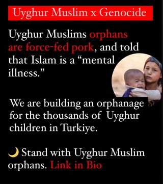 â€¼ï¸ IG KEEPS DELETING THIS POST â€¼ï¸ 

The â€œother genocideâ€ in China ðŸ‡¨ðŸ‡³ 

Stand with Uyghur Muslim orphans, donâ€™t forget them and their struggle. 

Our...