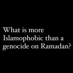This may be a provocative statement for some, but Iâ€™ll share it anyway #Ramadan is coming to a close: 

Joe Biden enabling and allowing a genocide in Gaza for these past 28 days outdoes...