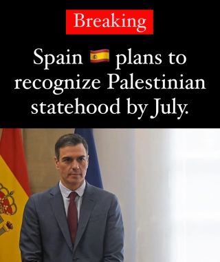 Spain ðŸ‡ªðŸ‡¸ is making a statement. 

Read more ðŸ‘‡ðŸ¼ 

â€œSpain will recognise Palestinian statehood by July, Prime Minister Pedro Sanchez told journalists during a Middle...