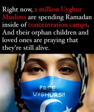 Donâ€™t forget our Uyghur Muslim brothers and sisters in #China. 

And donâ€™t forget their orphans, widows and family members spending #Ramadan â€” right now â€” without a loved...