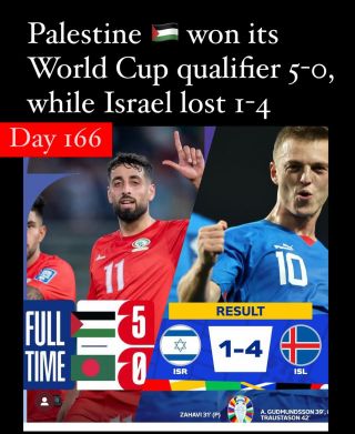 How epic would it be if Palestine made the World Cup in 2026?

In North America, after a genocide? 

#football #soccer

Image: @leylahamed