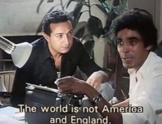 An Egyptian Story, 1982 (Youssef Chahine)

Modern geopolitics, 2024. 

Image: @afroofruits

#egypt #cairo #film #cinema