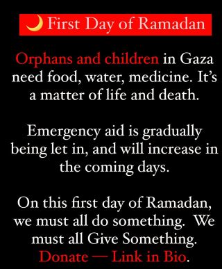 We Must All Do Something 

We Must All Give Something 

For Gaza. 
For Gazaâ€™s children. 
For Gazaâ€™s future. 

the only way to fight Genocide is by giving more Life. 

ðŸš¨ Donate...