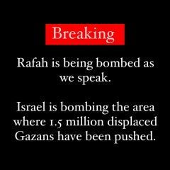 ðŸš¨ This is heinous.

Israel continues to target what it had previously called a â€œsafe area" in the south of the Gaza Strip.