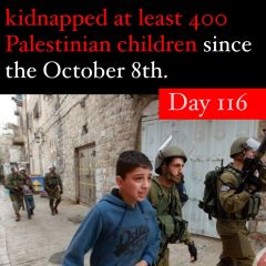State-sponsored kidnapping of children is an unseen part of the genocide in G a z a 

The real number if likely far higher. 

Where are the childrenâ€™s groups?  Why so silent?