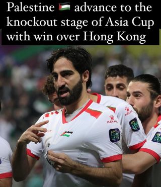 Day 109

Palestine plays for a whole movement and advances in the #AsiaCup with win over Hong Kong. 

HISTORY!

This is the first time Palestine wins an Asia Cup match and advances to the second...