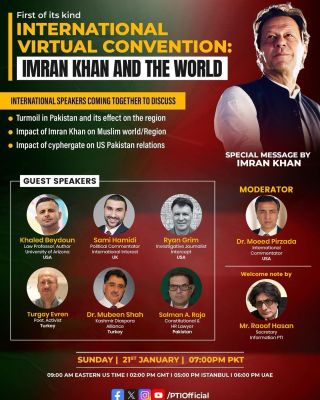 Free Imran Khan in Pakistan ðŸ‡µðŸ‡° 

Very Honored to be part of this special global convening to assess the impact of Imran Khan, the current state of affairs in #Pakistan, and the...
