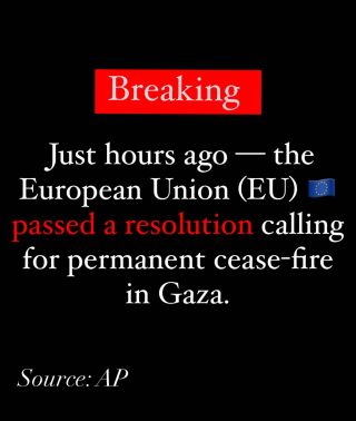 ðŸš¨ Day 105

It took long enough. 

The EU shouldâ€™ve acted far earlier, and is complicit in any atrocities in G a z a. 

This also comes with conditions. Read the #news below...