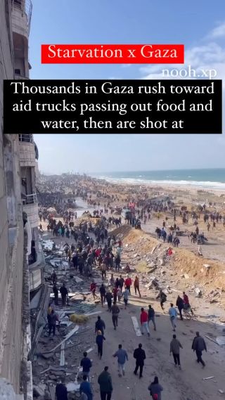 Heartbreaking sight today. 

This is what mass famine, by design, looks like