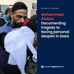 Humans of Palestine

Mohammed Alaloul Documenting tragedy to facing personal despair in Gaza

Born on Feb 15, 1987, Mohammed Jamal Abdel Raheem Alaloul, a Palestinian photojournalist affiliated with...