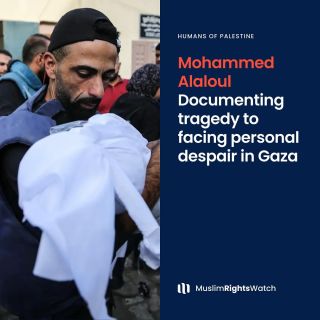 Humans of Palestine

Mohammed Alaloul Documenting tragedy to facing personal despair in Gaza

Born on Feb 15, 1987, Mohammed Jamal Abdel Raheem Alaloul, a Palestinian photojournalist affiliated with...